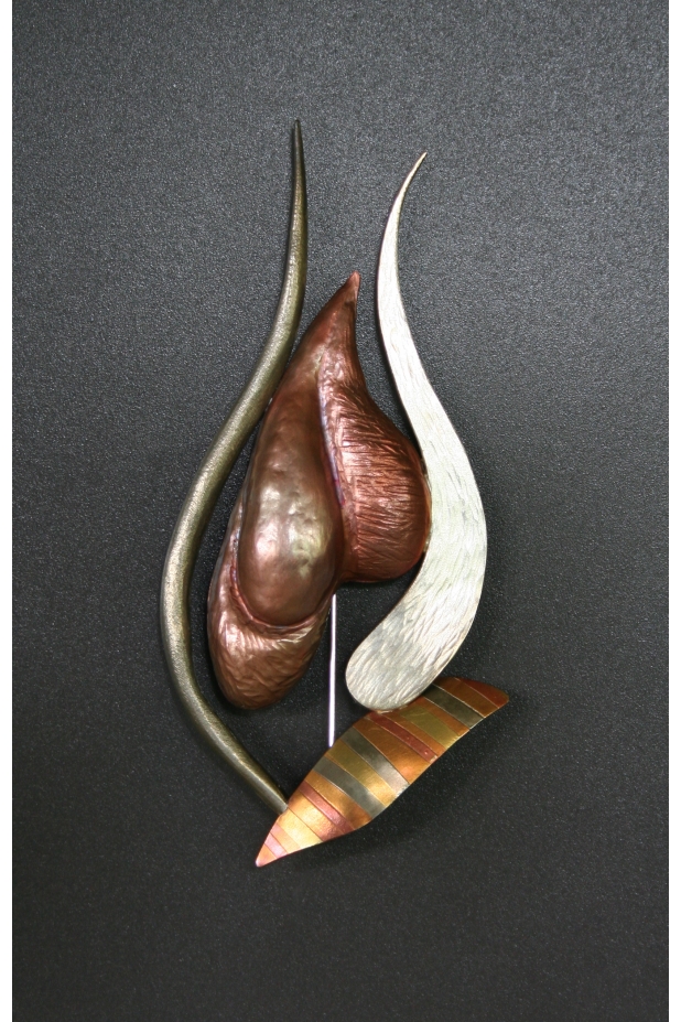 My Backyard #2 brooch