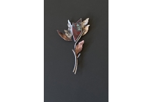 Pin. SS, copper, bronze, Sonoran Sunrise.